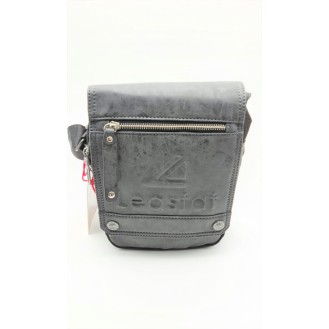 Ανδρική τσάντα crossbody LEASTAT μαύρη 9687 (Men's crossbody bag LEASTAT black 9687) Ανδρική τσάντα crossbody LEASTAT μαύρη 9687 (Men's crossbody bag LEASTAT black 9687)