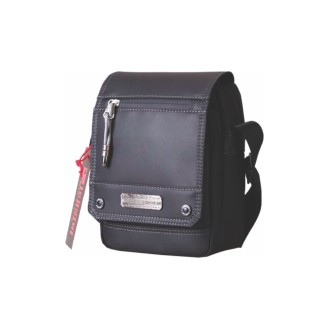 Ανδρική τσάντα crossbody LEASTAT μαύρη 9690 (Men's crossbody bag LEASTAT black 9690) Ανδρική τσάντα crossbody LEASTAT μαύρη 9690 (Men's crossbody bag LEASTAT black 9690)